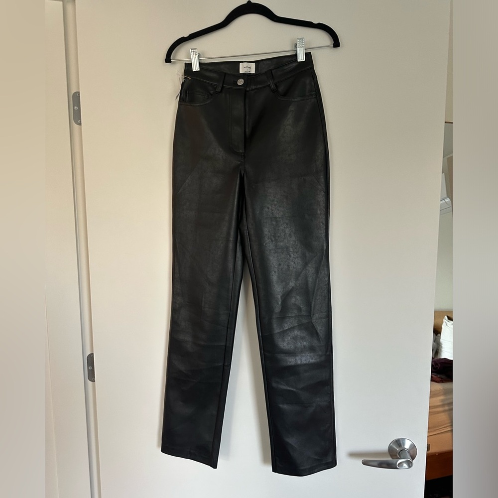 Aritzia Leather Pant - never worn, with tags